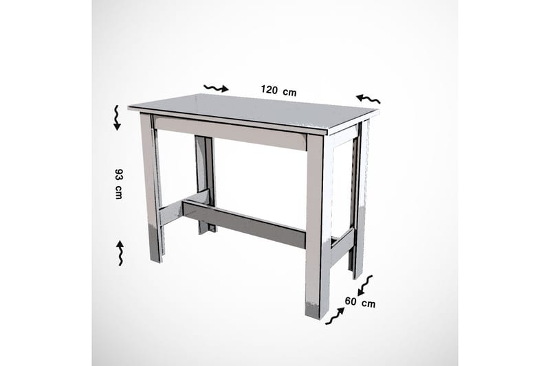 Saylors Bord 120 cm - Eik - Møbler - Bord - Avlastningsbord