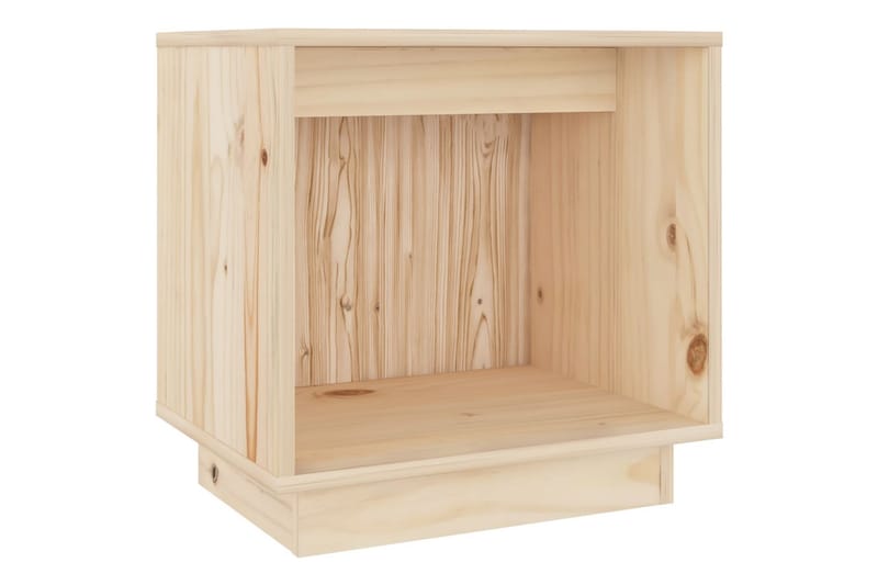 Nattbord 2 stk 40x30x40 heltre furu - Brun - Møbler - Bord - Avlastningsbord - Sengebord & nattbord