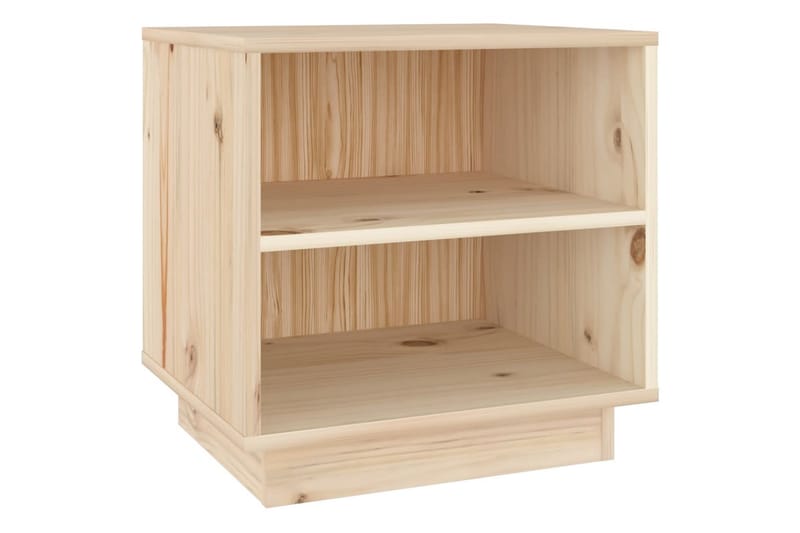 Nattbord 2 stk 40x34x40 cm heltre furu - Brun - Møbler - Bord - Avlastningsbord - Sengebord & nattbord