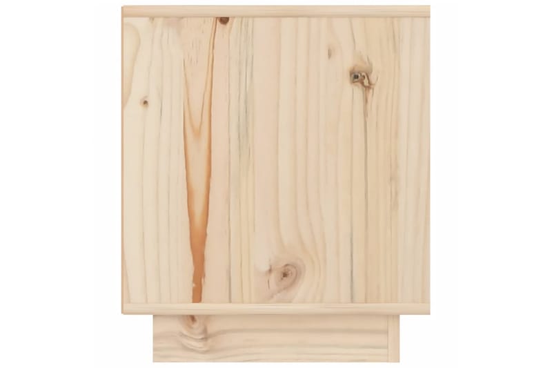 Nattbord 2 stk 40x34x40 cm heltre furu - Brun - Møbler - Bord - Avlastningsbord - Sengebord & nattbord