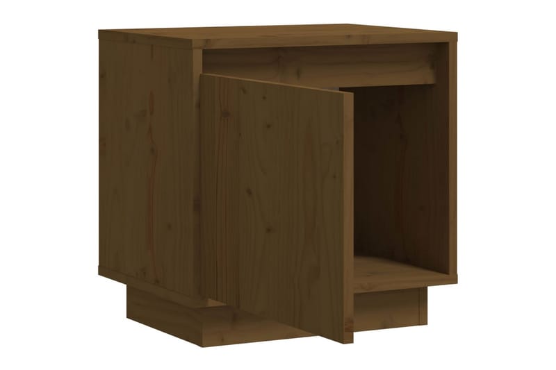 Nattbord 2 stk honningbrun 40x30x40 cm heltre furu - Brun - Møbler - Bord - Avlastningsbord - Sengebord & nattbord