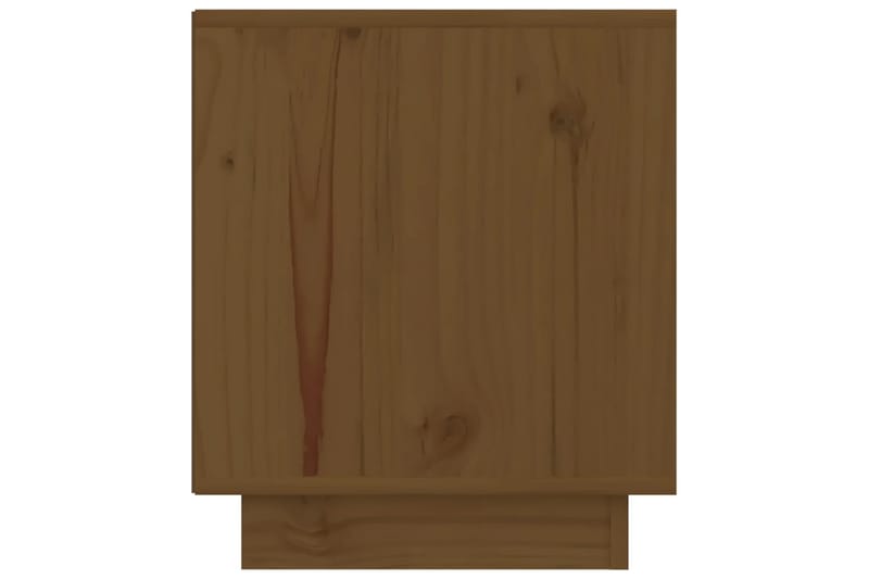 Nattbord 2 stk honningbrun 40x34x40 cm heltre furu - Brun - Møbler - Bord - Avlastningsbord - Sengebord & nattbord