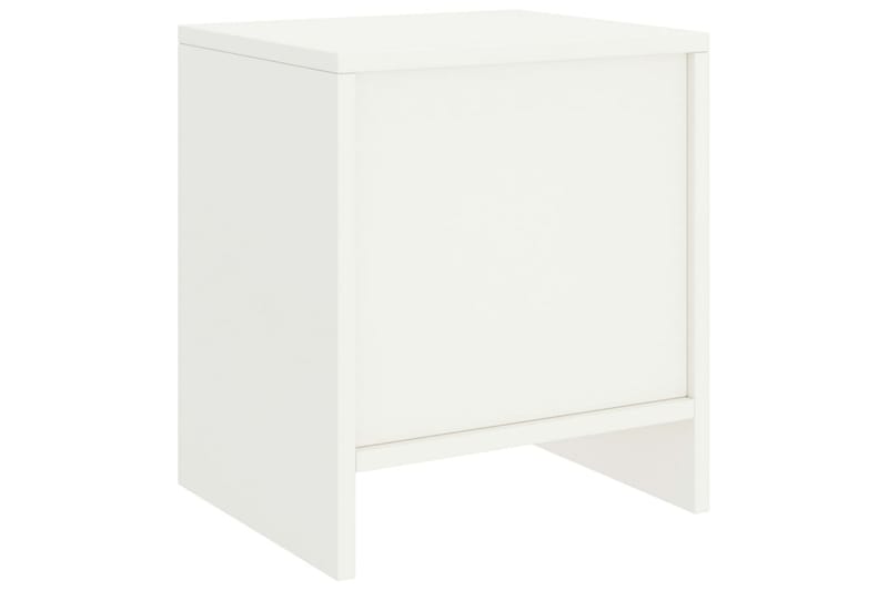 Nattbord 2 stk hvit 35x30x40 cm heltre furu - Hvit - Møbler - Bord - Avlastningsbord - Sengebord & nattbord