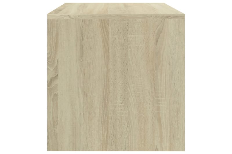 Nattbord 2 stk sonoma eik 40x30x30 cm sponplate - Brun - Møbler - Bord - Avlastningsbord - Sengebord & nattbord