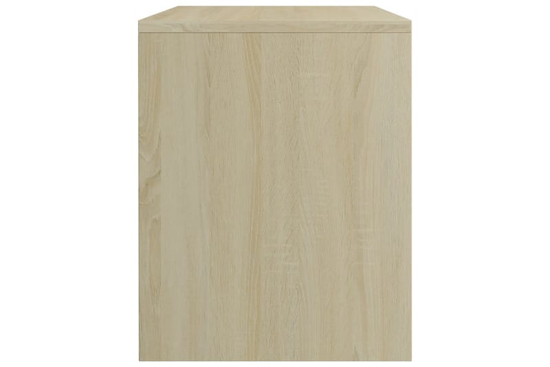 Nattbord 2 stk sonoma eik 40x30x40 cm sponplate - Brun - Møbler - Bord - Avlastningsbord - Sengebord & nattbord