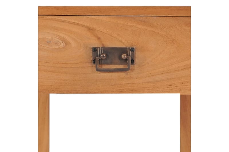 Nattbord 35x35x50 cm heltre teak - Brun - Møbler - Bord - Avlastningsbord - Sengebord & nattbord