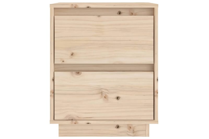 Nattbord 40x35x50 heltre furu - Brun - Møbler - Bord - Avlastningsbord - Sengebord & nattbord