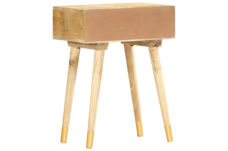 Nattbord 43x30x58 cm heltre mango - Brun - Møbler - Bord - Avlastningsbord - Sengebord & nattbord