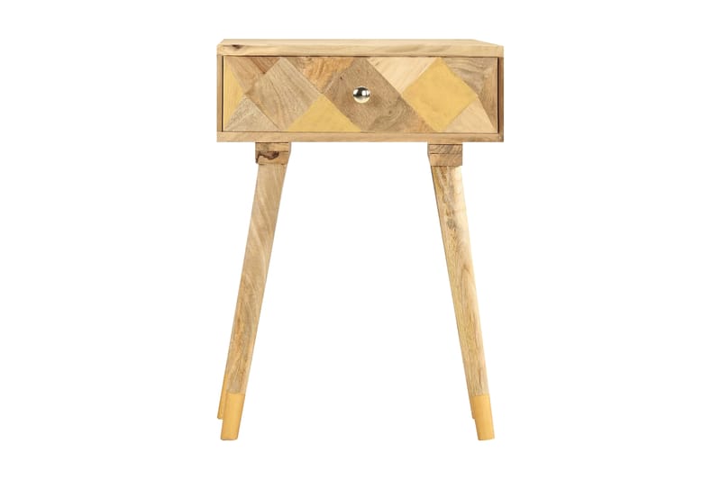 Nattbord 43x30x58 cm heltre mango - Brun - Møbler - Bord - Avlastningsbord - Sengebord & nattbord