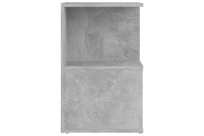 Nattbord betonggrå 35x35x55 cm sponplate - Grå - Sengebord & nattbord
