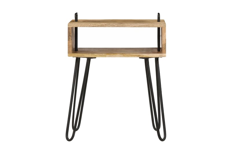 Nattbord heltre mango 40x34x47 cm - Møbler - Bord - Avlastningsbord - Sengebord & nattbord