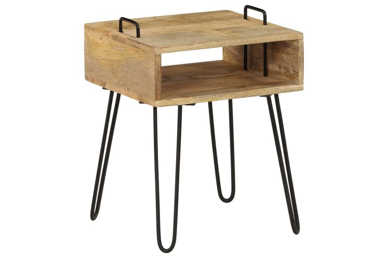 Nattbord heltre mango 40x34x47 cm - Møbler - Bord - Avlastningsbord - Sengebord & nattbord