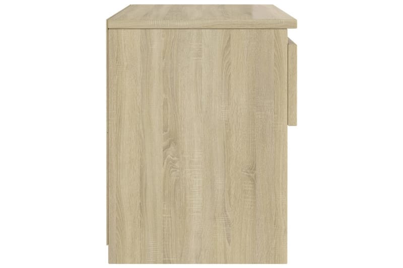 Nattbord sonoma eik 40x30x39 cm sponplate - Brun - Møbler - Bord - Avlastningsbord - Sengebord & nattbord