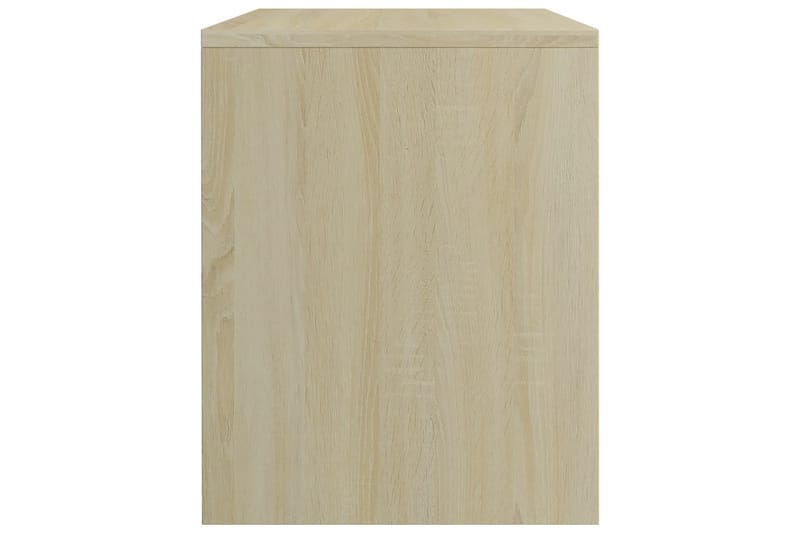 Nattbord sonoma eik 40x30x40 cm sponplate - Brun - Møbler - Bord - Avlastningsbord - Sengebord & nattbord