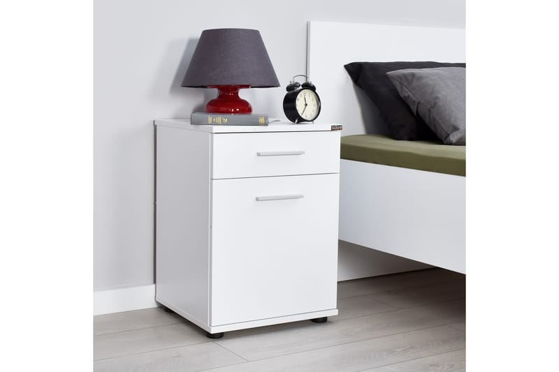 Nightstand Hvit - Møbler - Bord - Avlastningsbord - Sengebord & nattbord