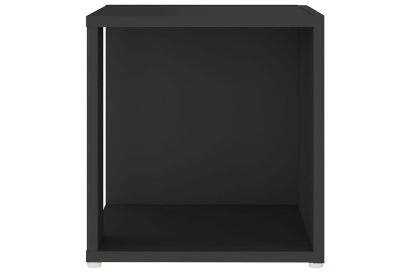 Sidebord svart 33x33x34,5 cm sponplate - Svart - Møbler - Bord - Avlastningsbord - Lampebord & sidebord