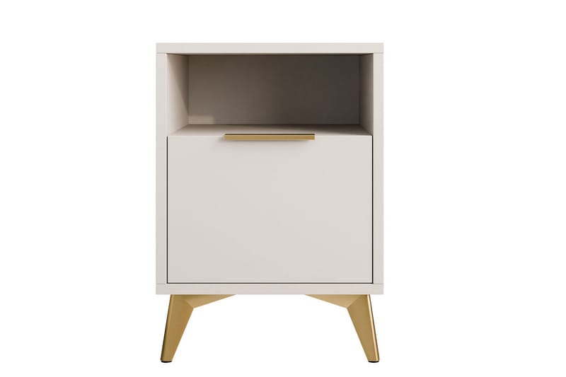 Vemdalen Nattbord 44 cm - Sand beige - Møbler - Bord - Avlastningsbord - Sengebord & nattbord