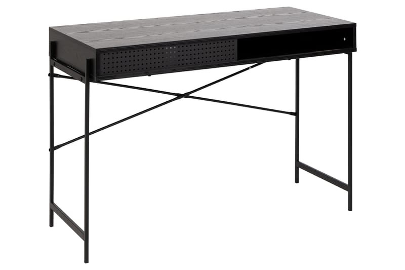 Mehoopany Skrivebord 110x110 cm - Sort - Møbler - Bord - Kontorbord - Skrivebord