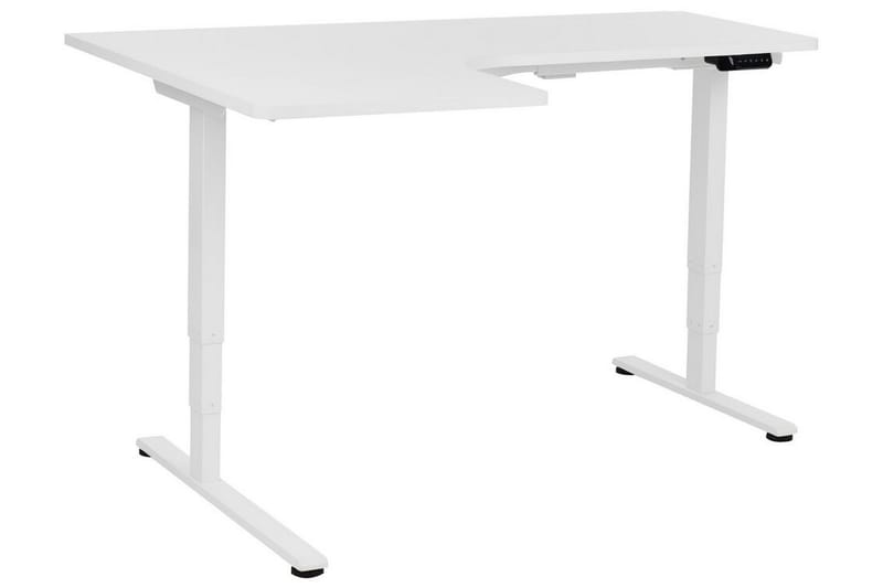 Bina Skrivebord 109x160 cm - Hvit - Møbler - Bord - Kontorbord - Skrivebord - Hev og senkbart skrivebord