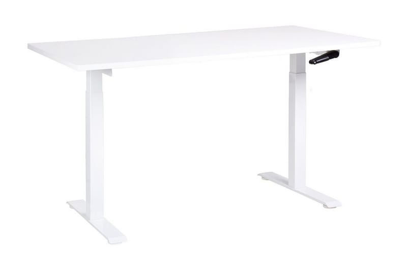 Bina Skrivebord 72x160 cm - Hvit - Møbler - Bord - Kontorbord - Skrivebord - Hev og senkbart skrivebord