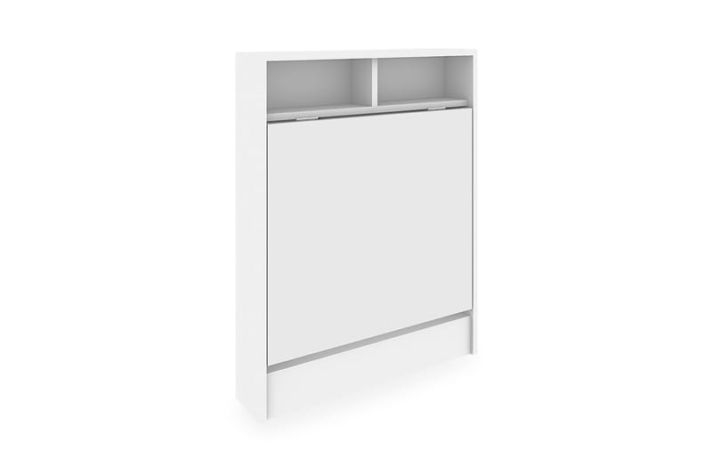 Elegancia Veggskrivebord 70cm med Oppbevaringshylle Sammenle - Hvit - Møbler - Bord - Kontorbord - Skrivebord