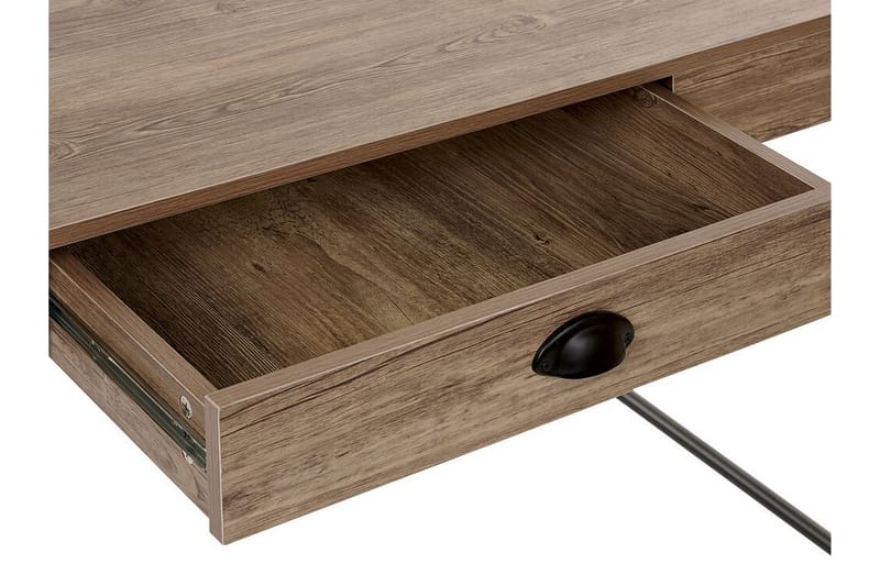 Kataliya Skrivebord 120 cm med Oppbevaringsskuff - Lyst Tre - Møbler - Bord - Kontorbord - Skrivebord