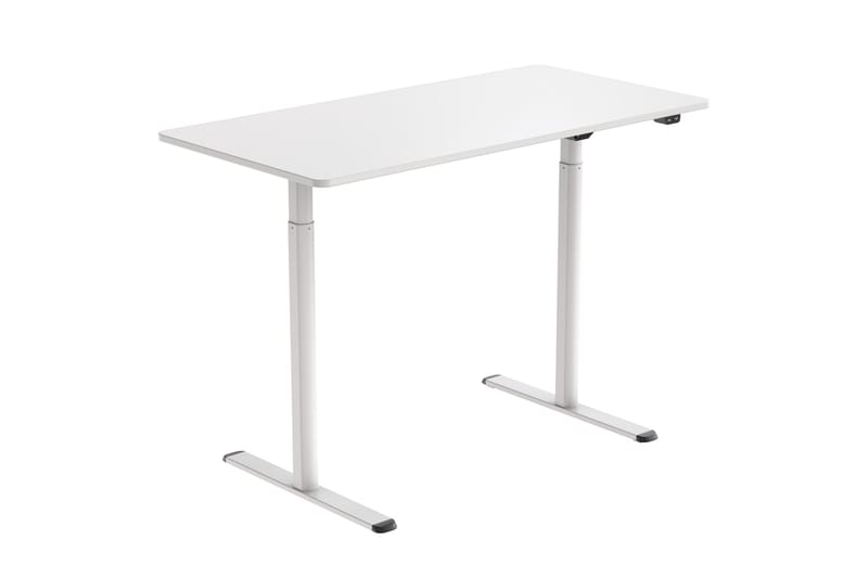 Lykke Nordic Hev og Senk Skrivebord 120x60 cm - Hvit - Møbler - Bord - Kontorbord - Skrivebord - Hev og senkbart skrivebord