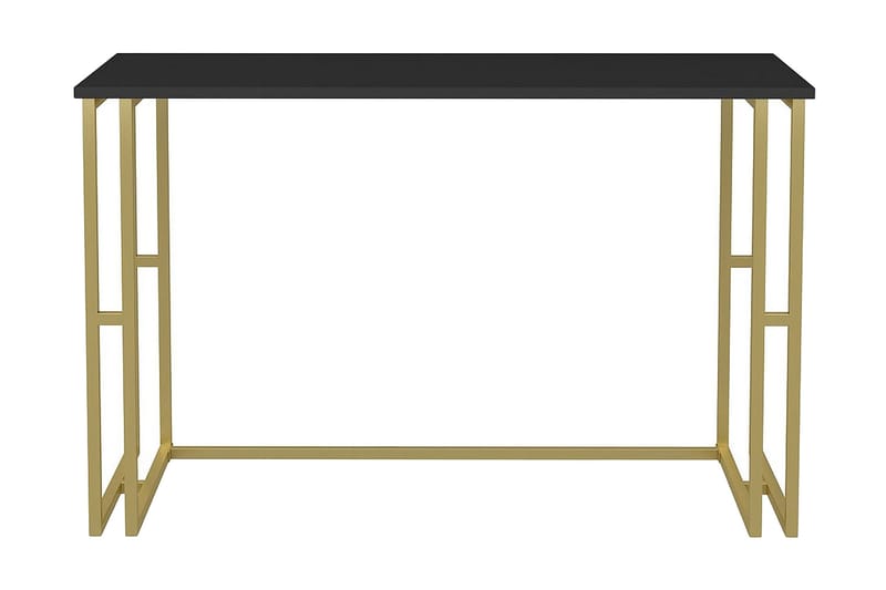 Malem Skrivebord 60x74,8x120 cm - Gull/Antrasitt - Hev og senkbart skrivebord - Skrivebord - Databord