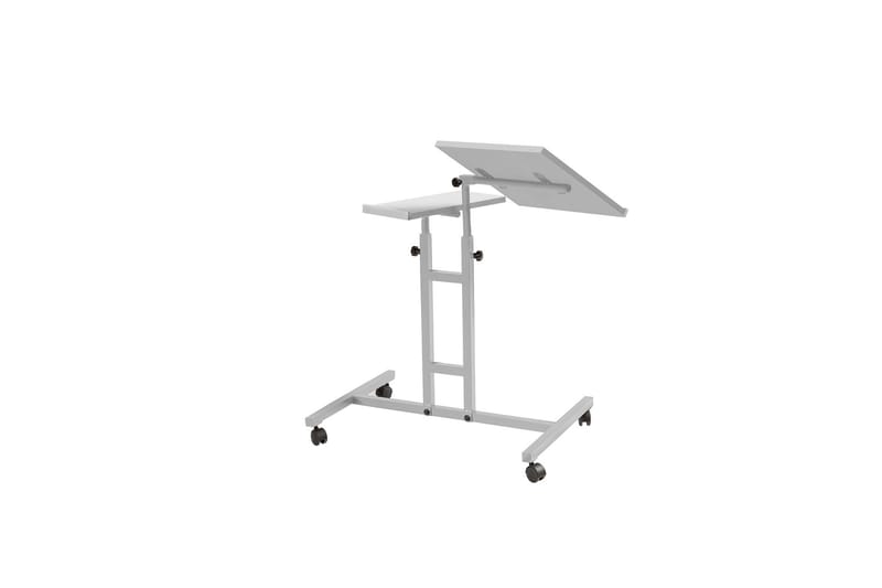 Morse StåSkrivebord 67 cm - Hvit - Møbler - Bord - Kontorbord - Skrivebord - Hev og senkbart skrivebord