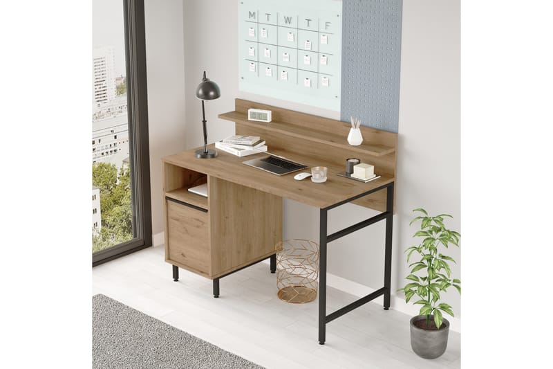 Munetoki Skrivebord 120 cm - Valnøtt - Møbler - Bord - Kontorbord - Skrivebord