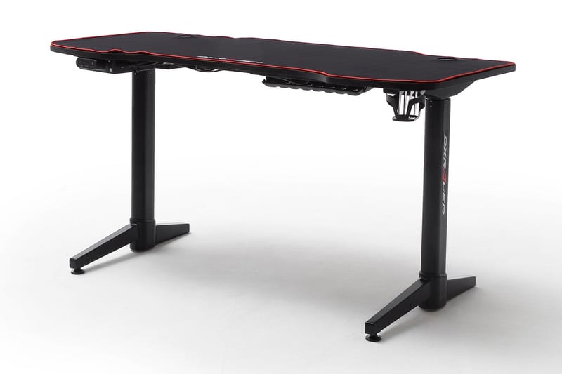 Nonya 4 Gaming Skrivebord 140 cm Hev - og Senkbart - Svart - Møbler - Bord - Kontorbord - Skrivebord - Hev og senkbart skrivebord