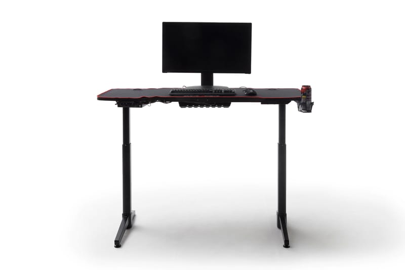 Nonya 4 Gaming Skrivebord 140 cm Hev - og Senkbart - Svart - Møbler - Bord - Kontorbord - Skrivebord - Hev og senkbart skrivebord