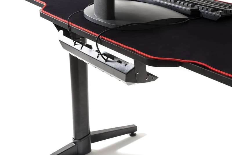 Nonya 4 Gaming Skrivebord 140 cm Hev - og Senkbart - Svart - Møbler - Bord - Kontorbord - Skrivebord - Hev og senkbart skrivebord