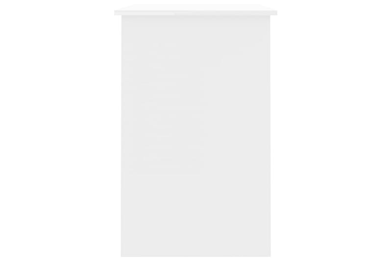 Skrivebord høyglans hvit 100x50x76 cm sponplate - Hvit - Møbler - Bord - Kontorbord - Skrivebord