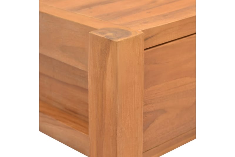 Skrivebord med 2 skuffer 100x40x75 cm resirkulert teak - Brun - Møbler - Bord - Kontorbord - Skrivebord