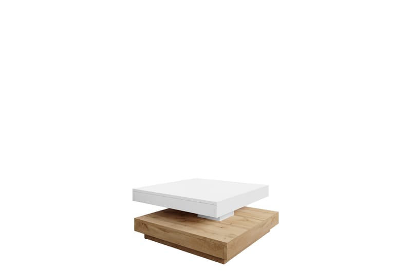 Nenani Sofabord 70 cm - Hvit/Beige - Møbler - Bord - Sofabord