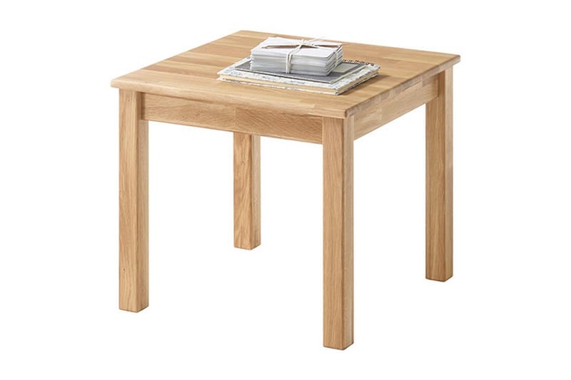Alfonsine Sofabord 50 cm - Eik - Sofabord - Sammenleggbart bord - Speilbord - Sofabord med oppbevaring - Sofabord med hjul - Hev og senkbart sofabord