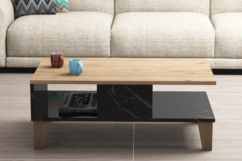 Coffee Table Eik|Marmor - Møbler - Bord - Sofabord