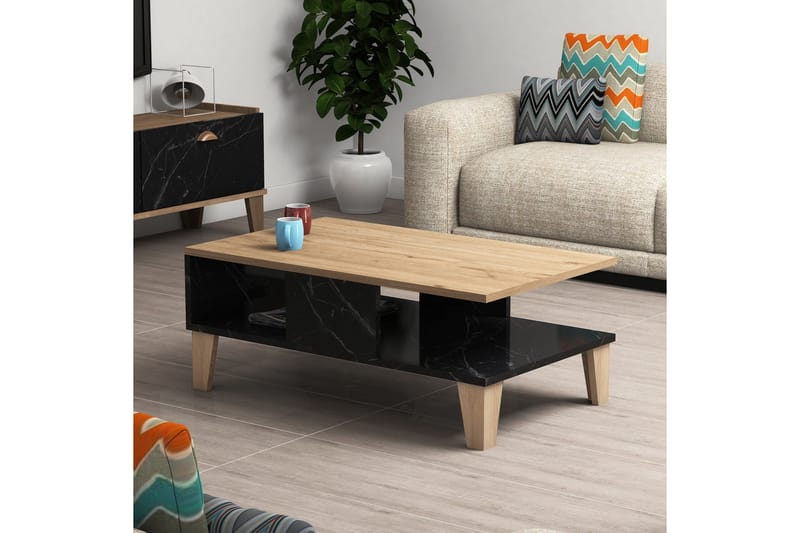 Coffee Table Eik|Marmor - Møbler - Bord - Sofabord