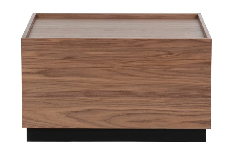 Cubbe Sofabord 82 cm - Valnøttsbrun/Svart - Møbler - Bord - Sofabord