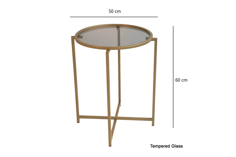 Hardinwre Sofabord 50 cm Rundt 2 pk - Møbler - Bord - Sofabord