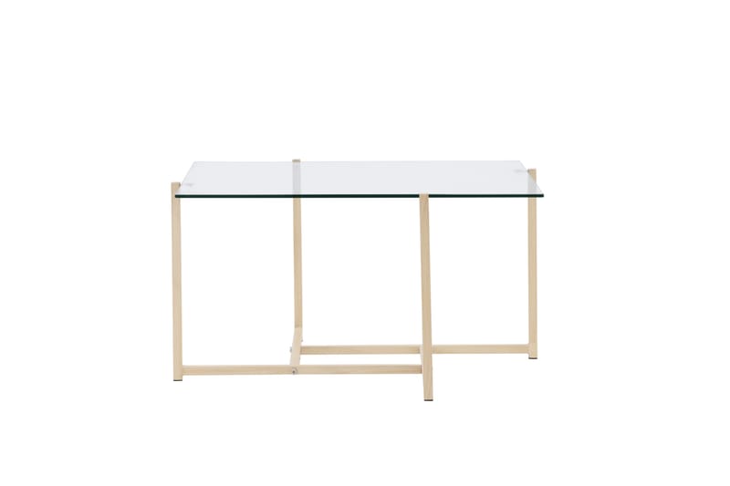 Hybrid Sofabord 80x80 cm - Transparent - Møbler - Bord - Sofabord