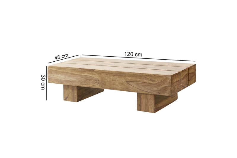 Kartrina Sofabord 120 cm - Brun - Møbler - Bord - Sofabord