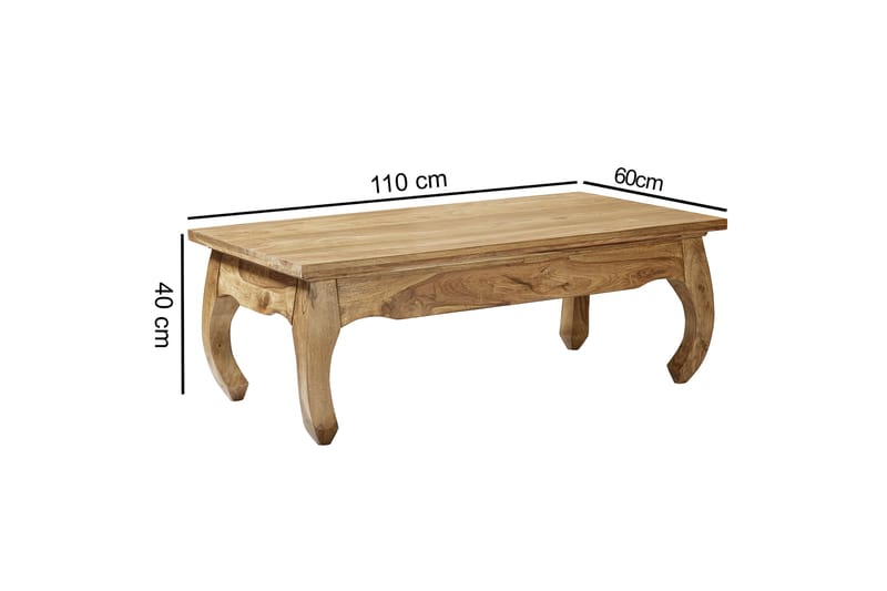 Melchionno Sofabord 110 cm - Akacia - Møbler - Bord - Sofabord