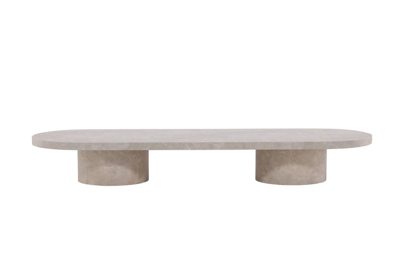 Narvik Travertin Sofabord 190x60 cm - Beige - Møbler - Bord - Sofabord