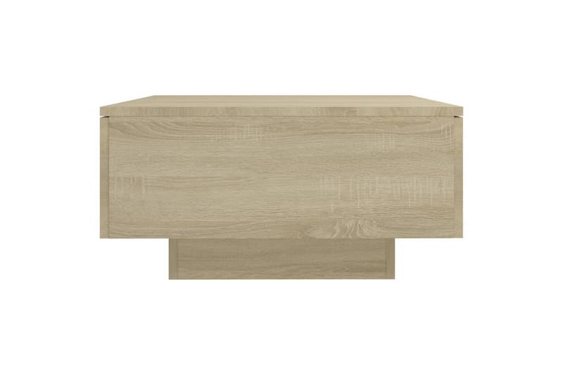 Salongbord sonoma eik 90x60x31 cm sponplate - Brun - Møbler - Bord - Sofabord