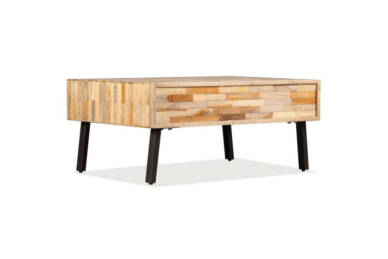 Sofabord gjenvunnet heltre teak 90x65x40 cm - Resirkulert Tre - Møbler - Bord - Sofabord