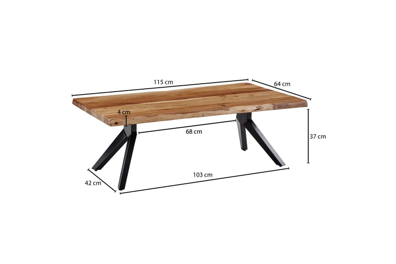 Willowdale Sofabord 115 cm - Møbler - Bord - Sofabord