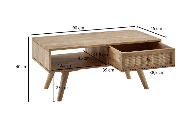 Willowdale Sofabord 45 cm - Møbler - Bord - Sofabord