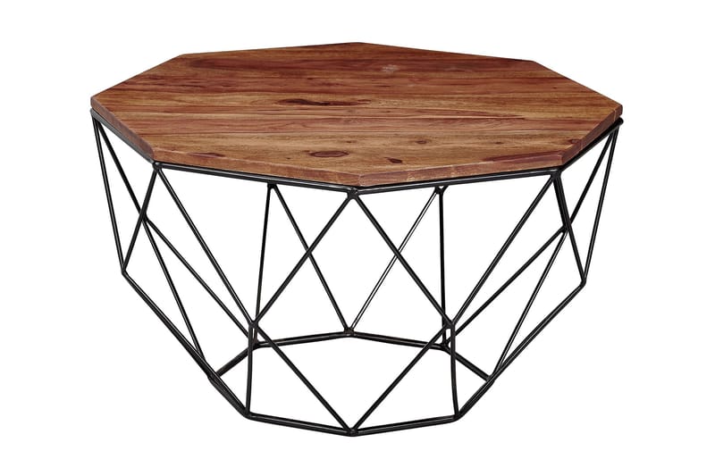 Willowdale Sofabord 66 cm Hexagon - Brun/Svart - Møbler - Bord - Sofabord